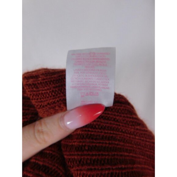 Unified Title "No Boundaries Large Rust Duster Cardigan Lace Up Cottagecore - Picture 12 of 12